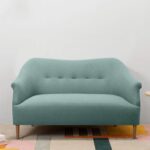 Elegant blue sofa